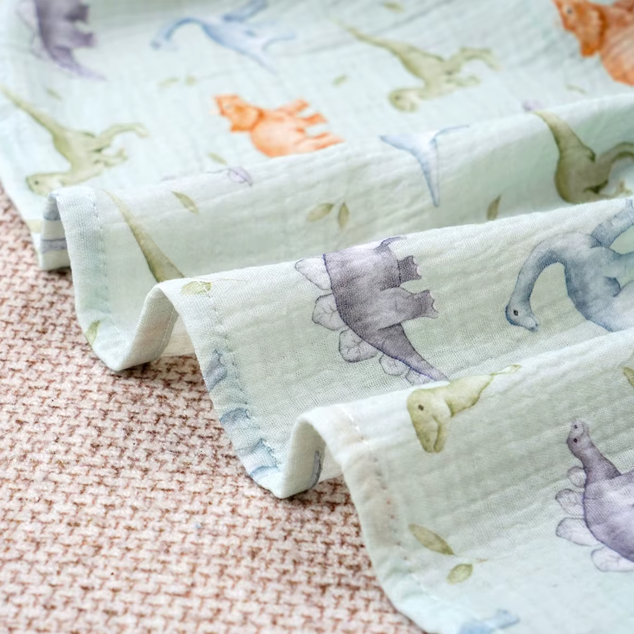 Hydrofiele Doek met Dino's (80x80cm)