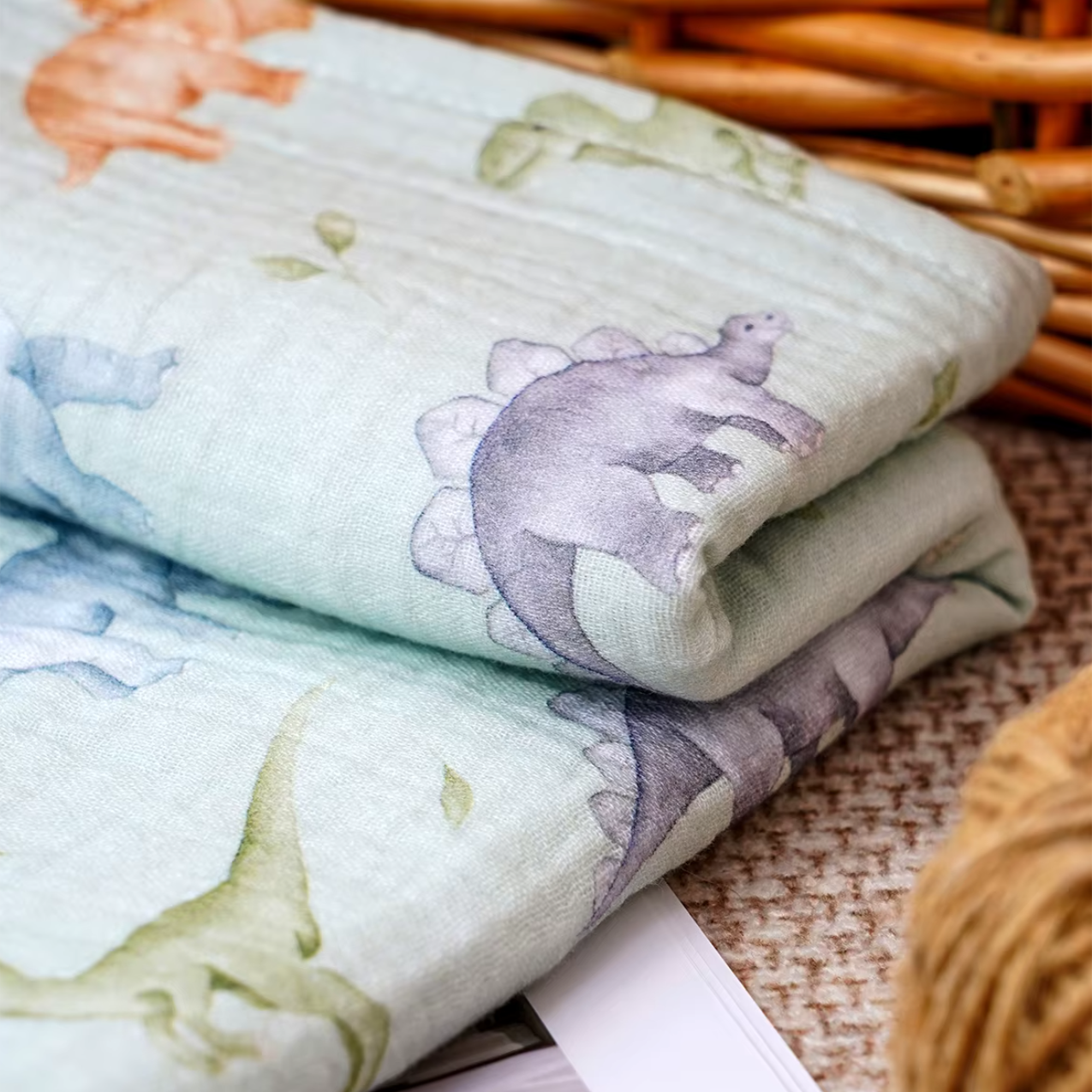 Hydrofiele Doek met Dino's (80x80cm)