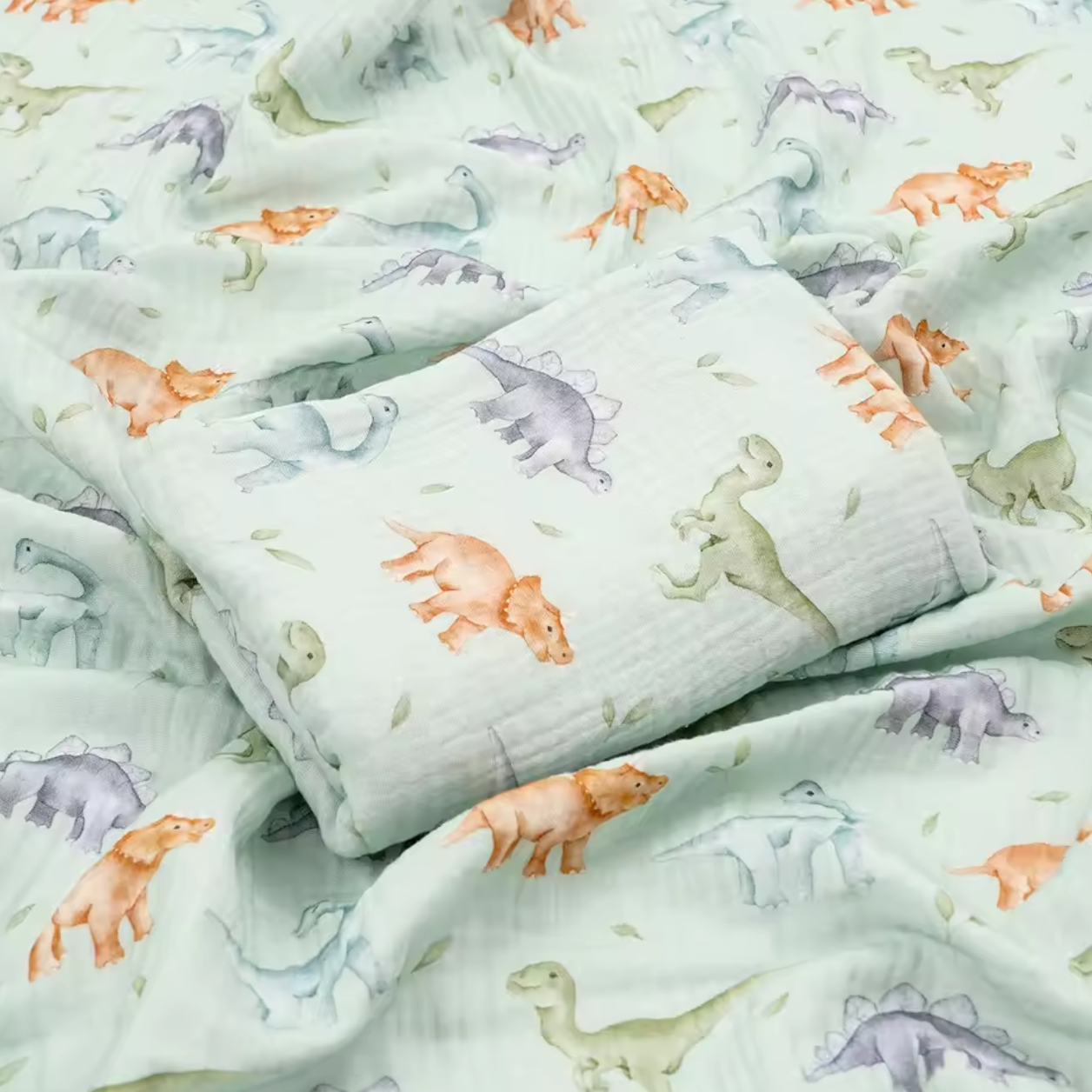 Hydrofiele Doek met Dino's (80x80cm)