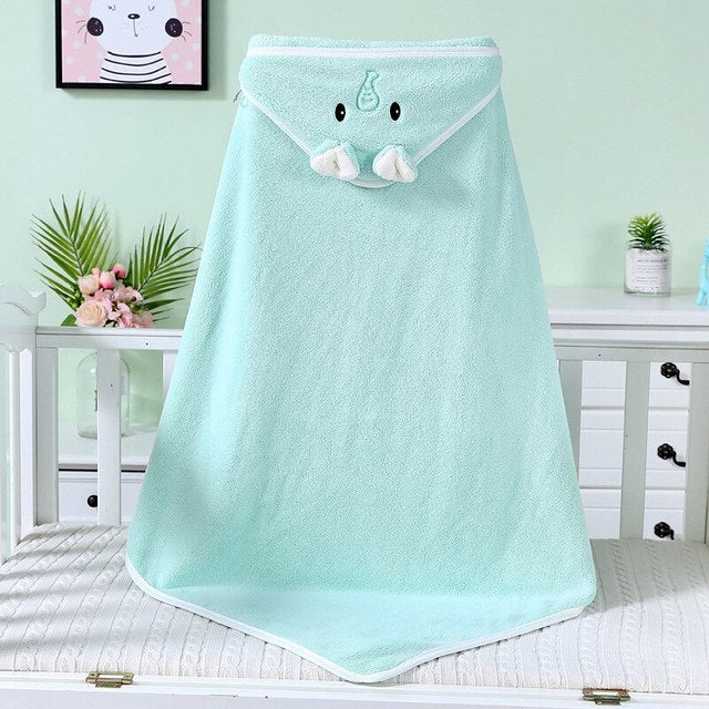 Fleece Badcape detail mint