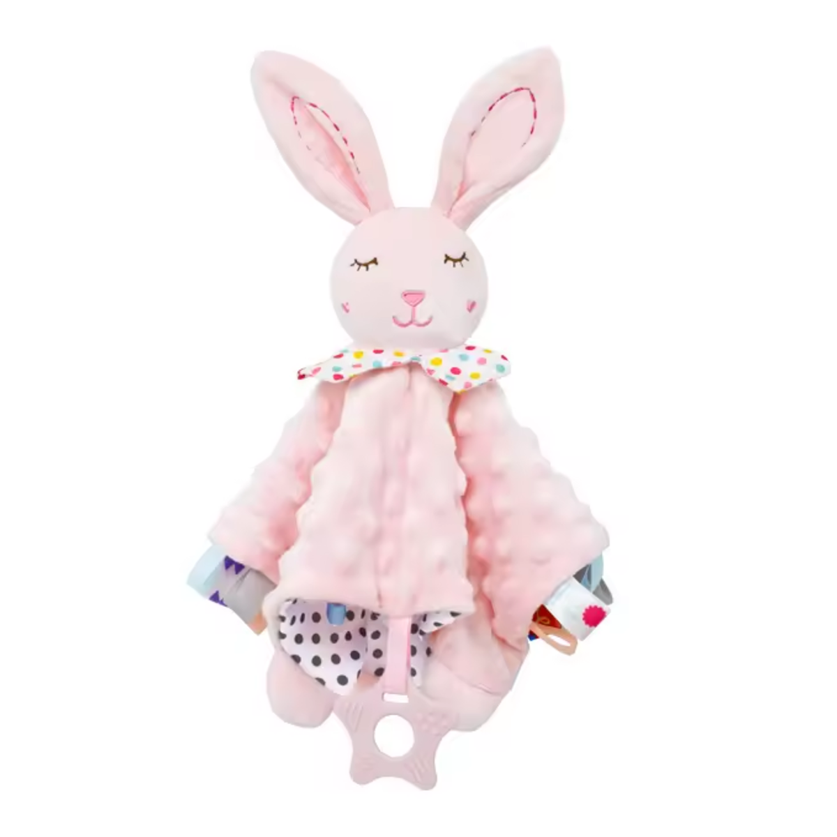 Knuffeldoekje 'Konijn' Roze