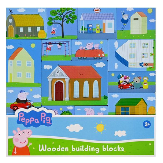 Peppa Pig - Houten Bouwblokken