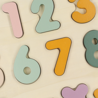 Houten Vormenpuzzel (Cijfers)