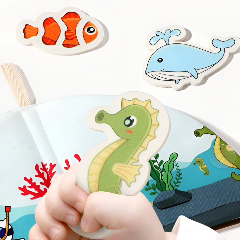 Klittenband Boekje Vissen