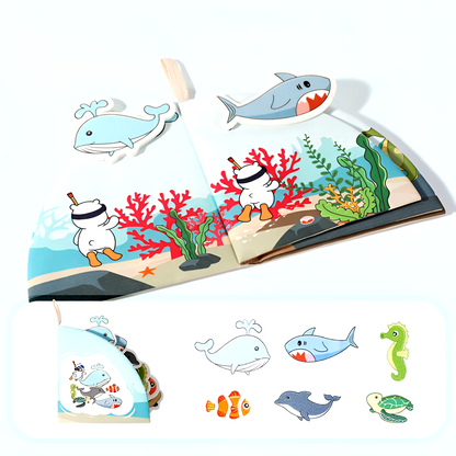 Klittenband Boekje Zeedieren