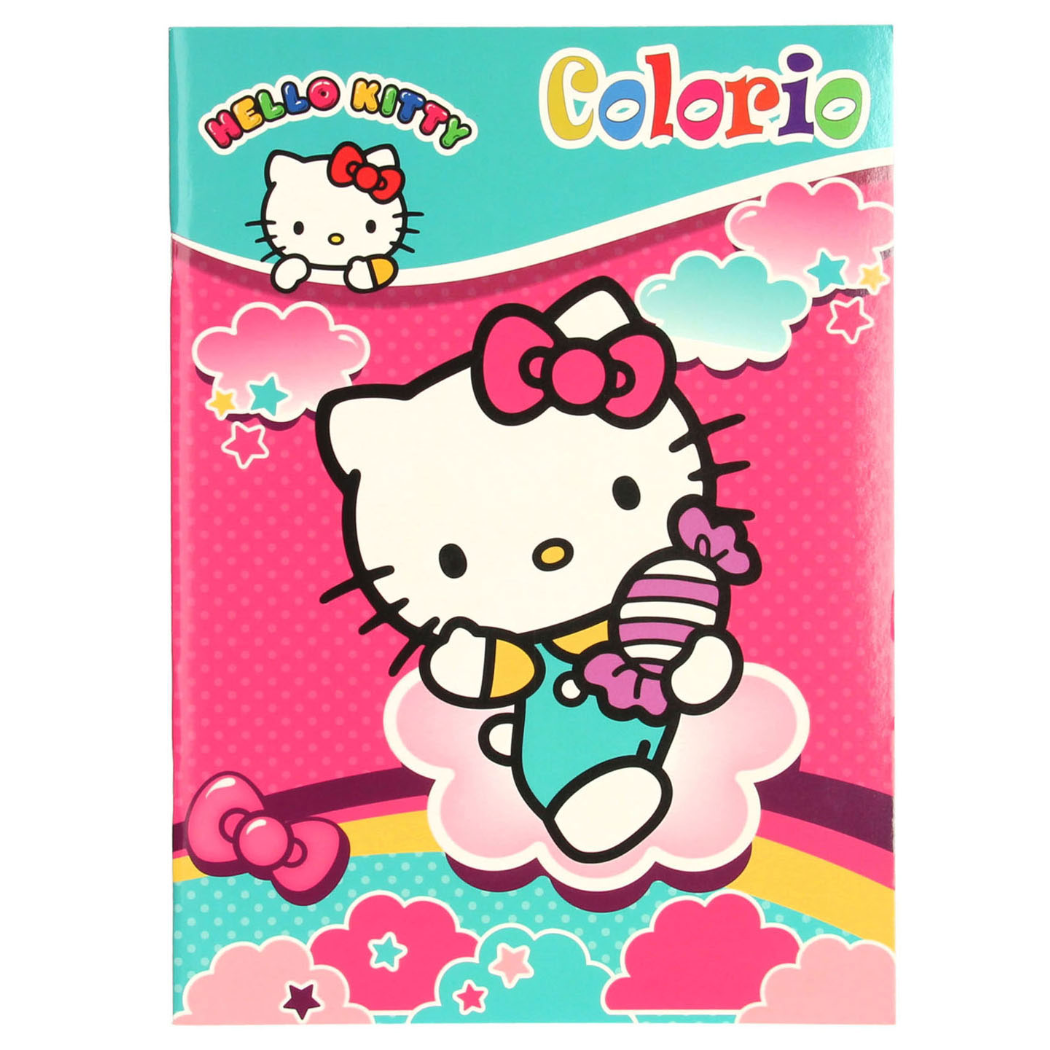 Colorie Hello Kitty kleurboek
