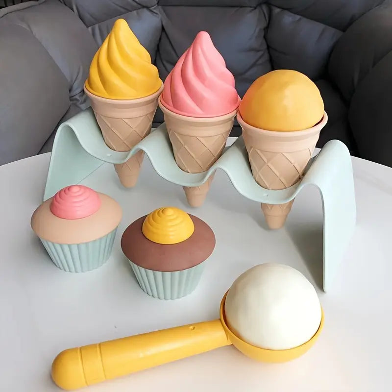 15-delige IJs en Cupcake Speelset detail