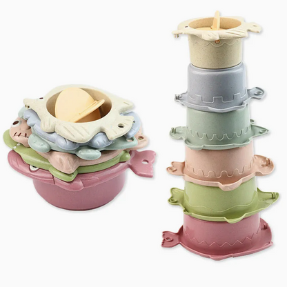 6-delige Stapel Badset 'Zeedieren'