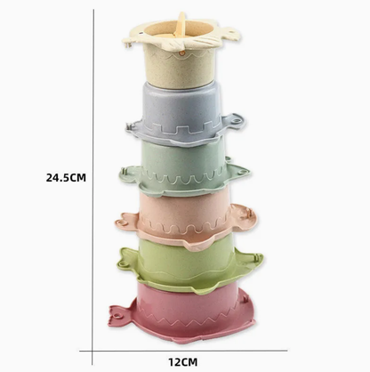 6-delige Stapel Badset 'Zeedieren'