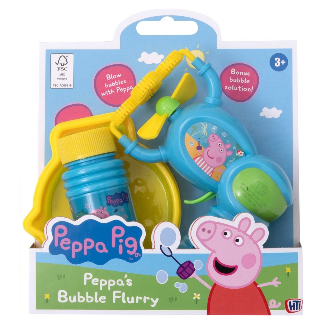 Peppa Pig - Bellenblaas Machine (3 delig)
