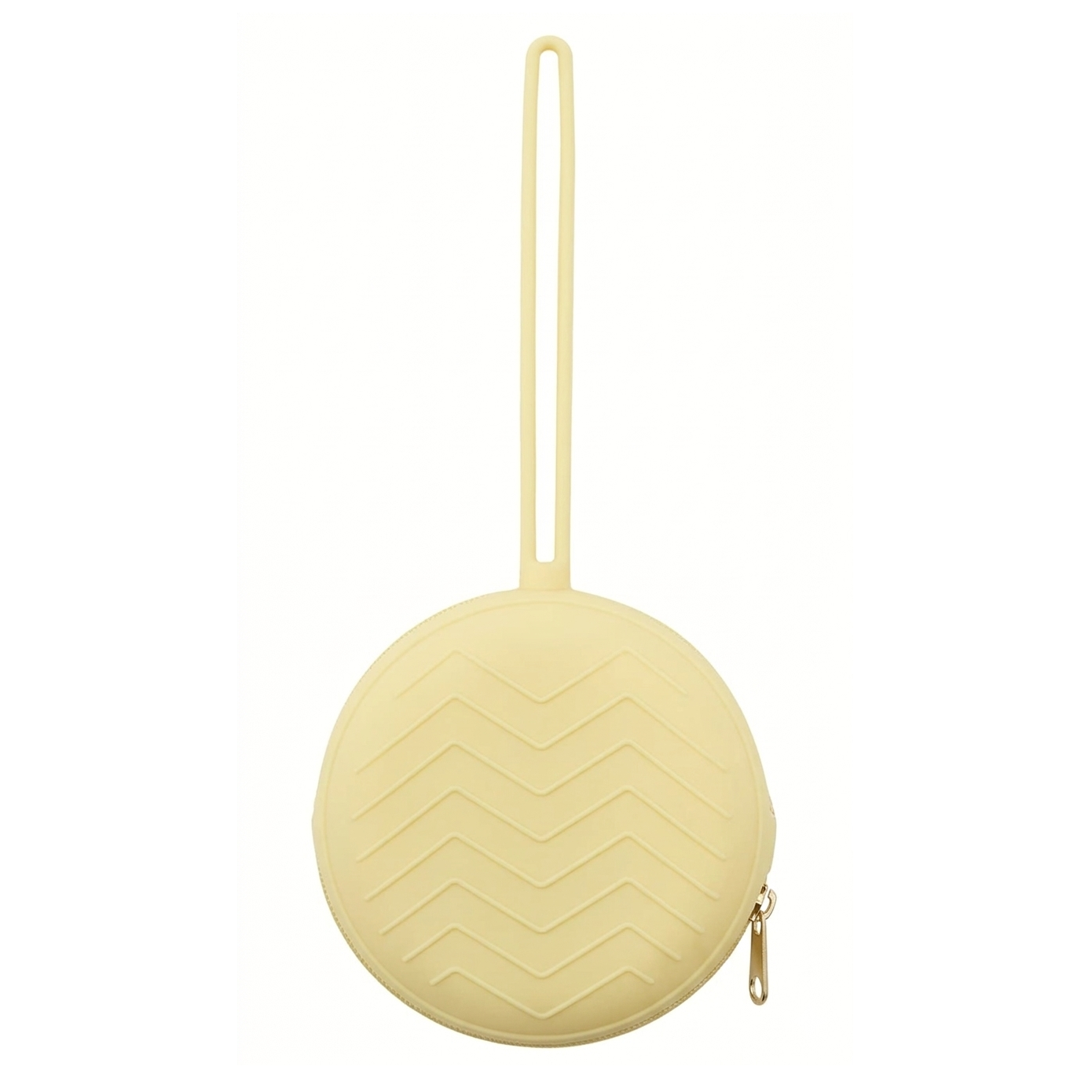 Speenhouder met Rits - Licht Geel