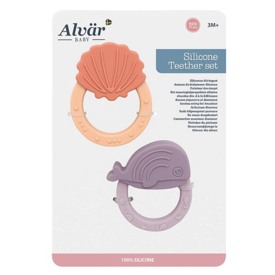 Bijtringen set: Walvis & Schelp