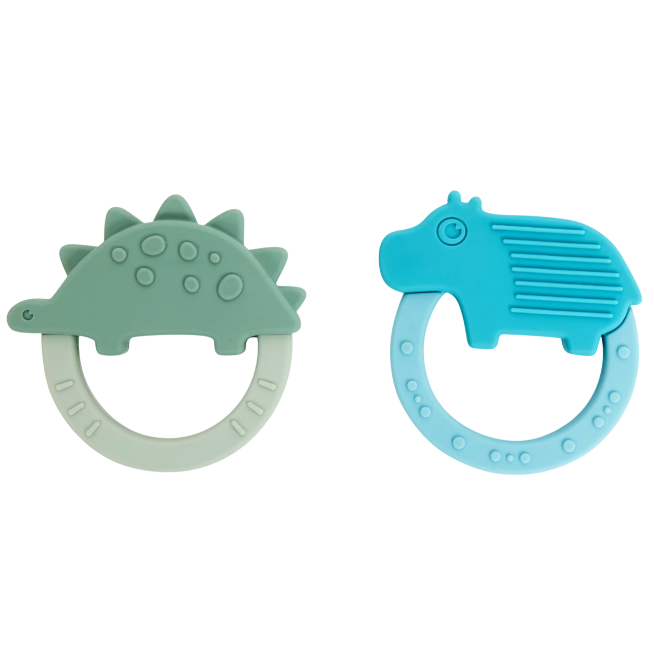 Bijtringen Set: Dino & Capibara