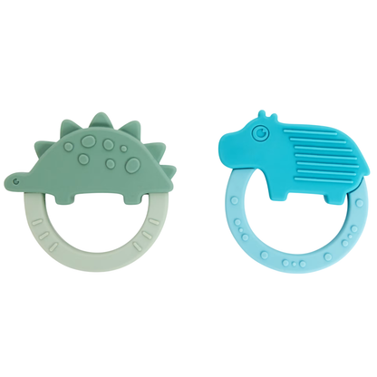 Bijtringen Set: Dino & Capibara