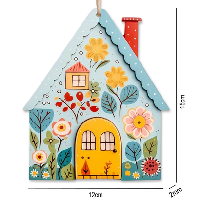 Houten Bloemen Huisje