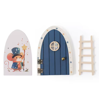 3D Muizendeurtje Blauw