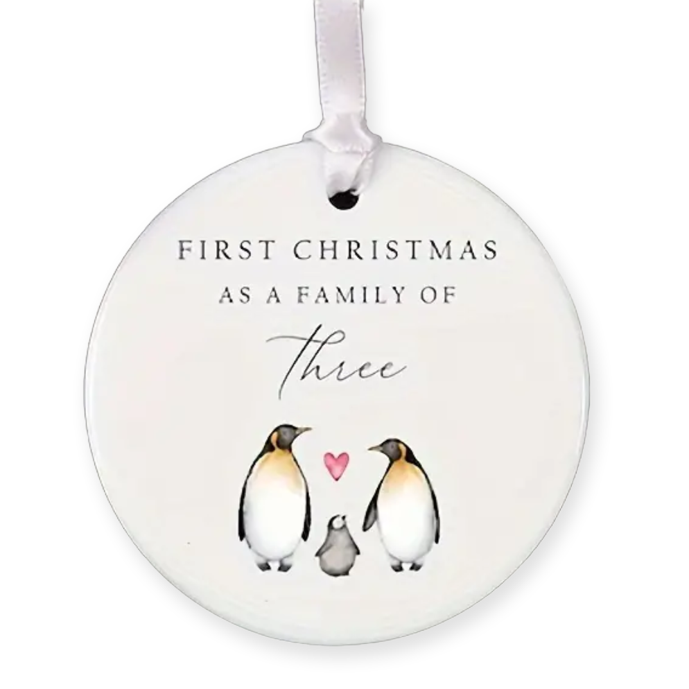 Kerst Ornament 'Family of Three'