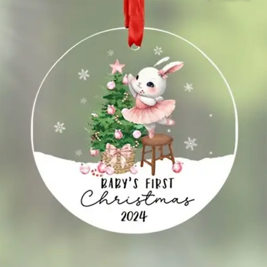 Kerst Hanger 'Baby's 1st Christmas 2024'