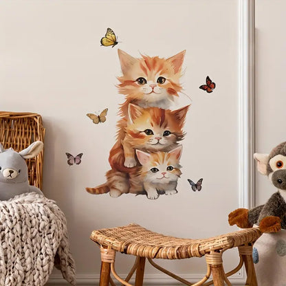 Muursticker 'Kittens'