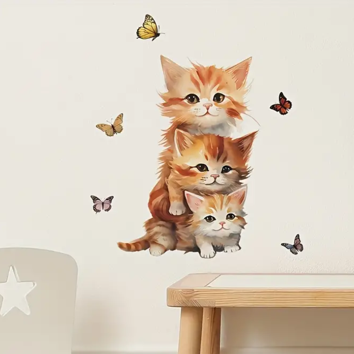 Muursticker 'Kittens'