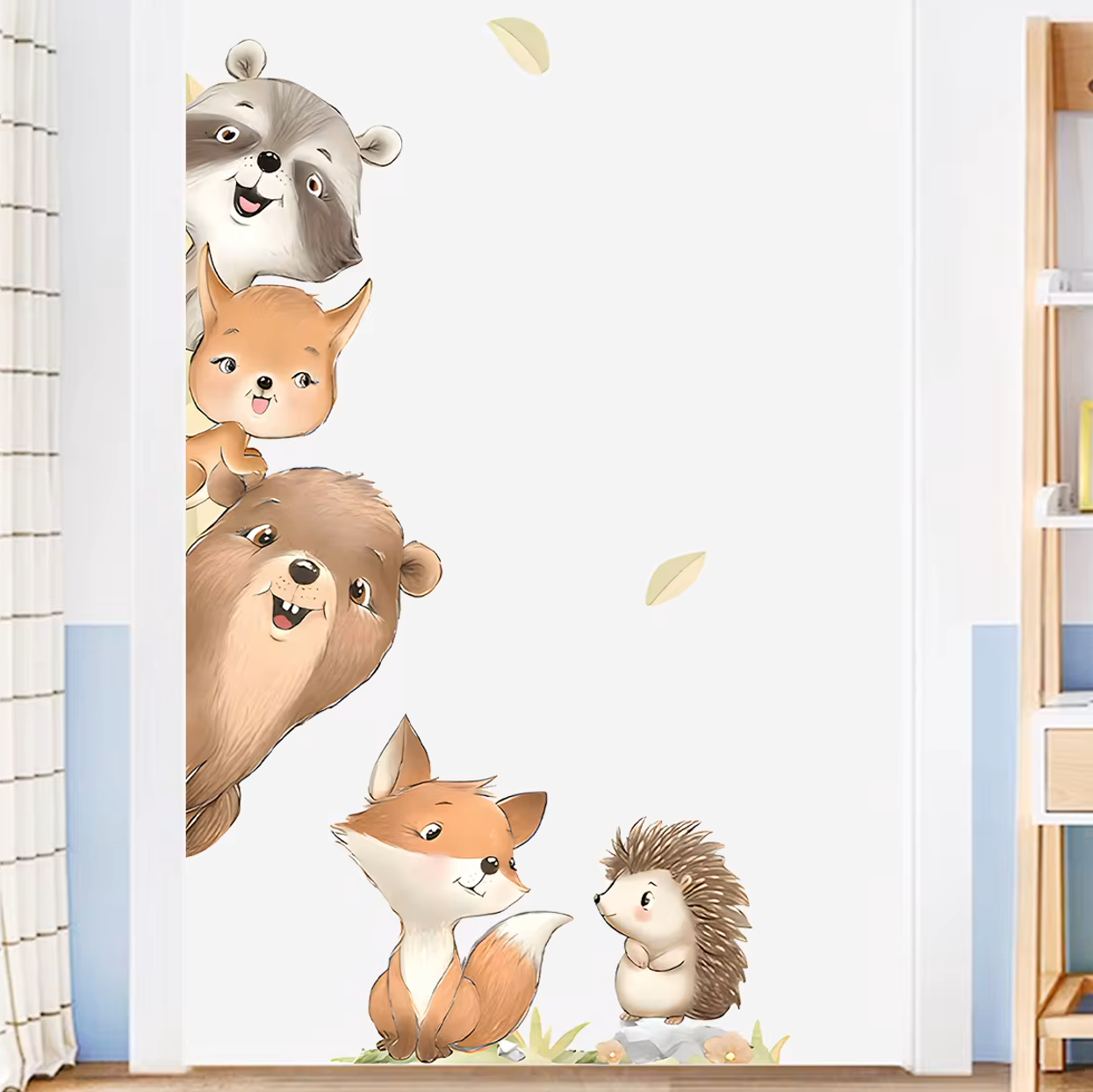 Muursticker 'Vrolijke Cartoon Dieren'