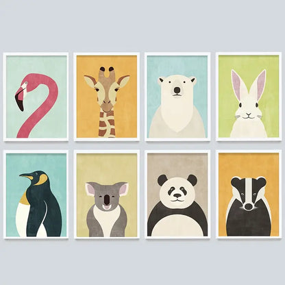 Canvas Dieren Poster a5 formaat