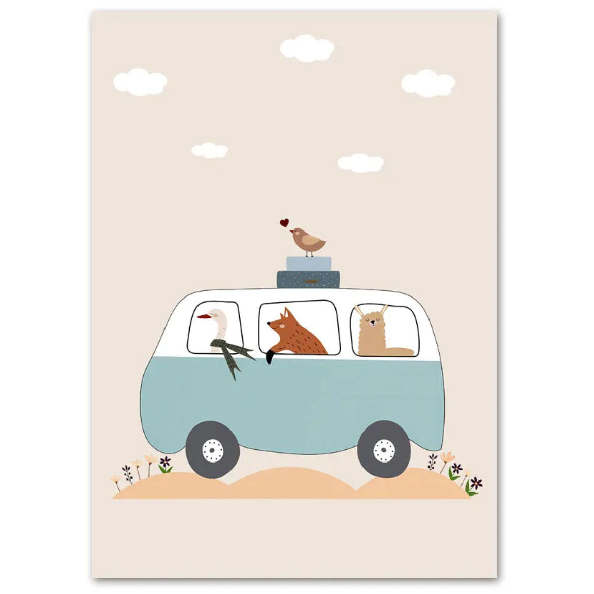 Canvas Poster 'Go Camping'