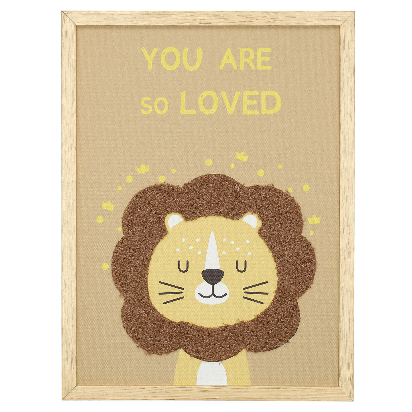 Poster Leeuw 'You Are So Loved' (inclusief lijst)