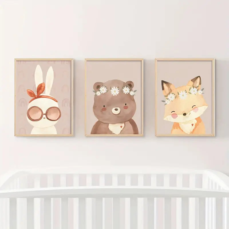 Set: 3 Canvas 'Hippie Dieren'
sfeer
