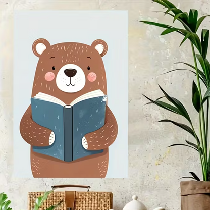 Canvas 'Beer met Boek'