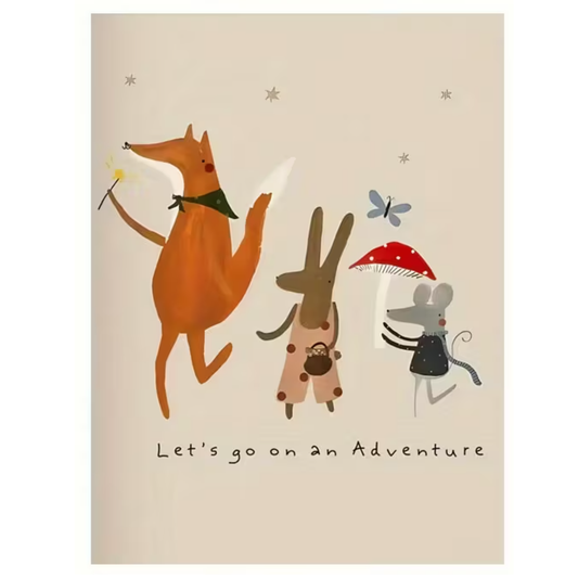 Canvas 'Vos, Muis en Konijn'