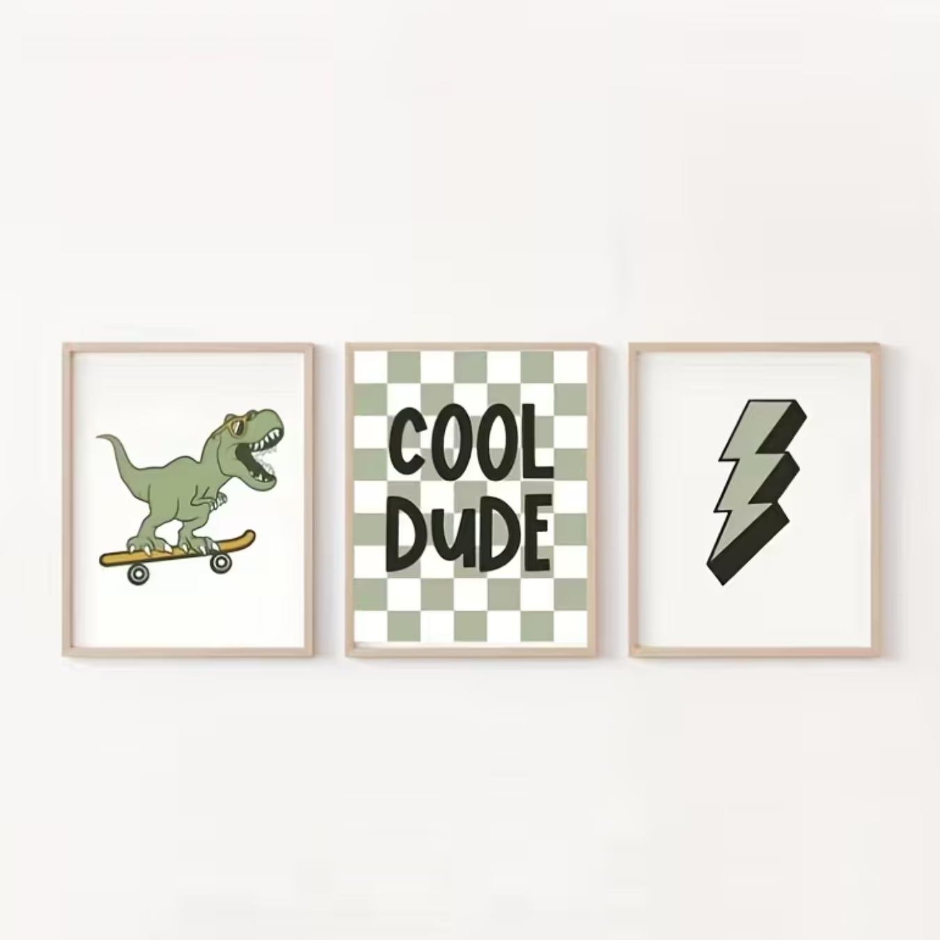 Set van 3 Canvas 'Cool Dude'