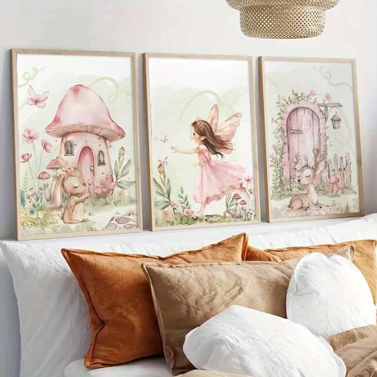 Set van 3 Canvas 'Het Elfenbos'