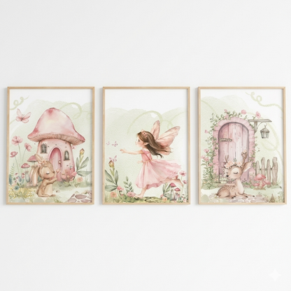 Set van 3 Canvas 'Het Elfenbos'