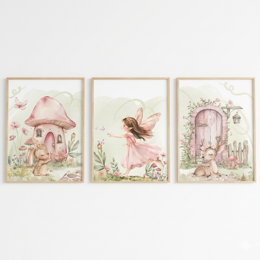 Set van 3 Canvas 'Het Elfenbos'