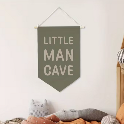 Vaandel 'Little Man Cave'