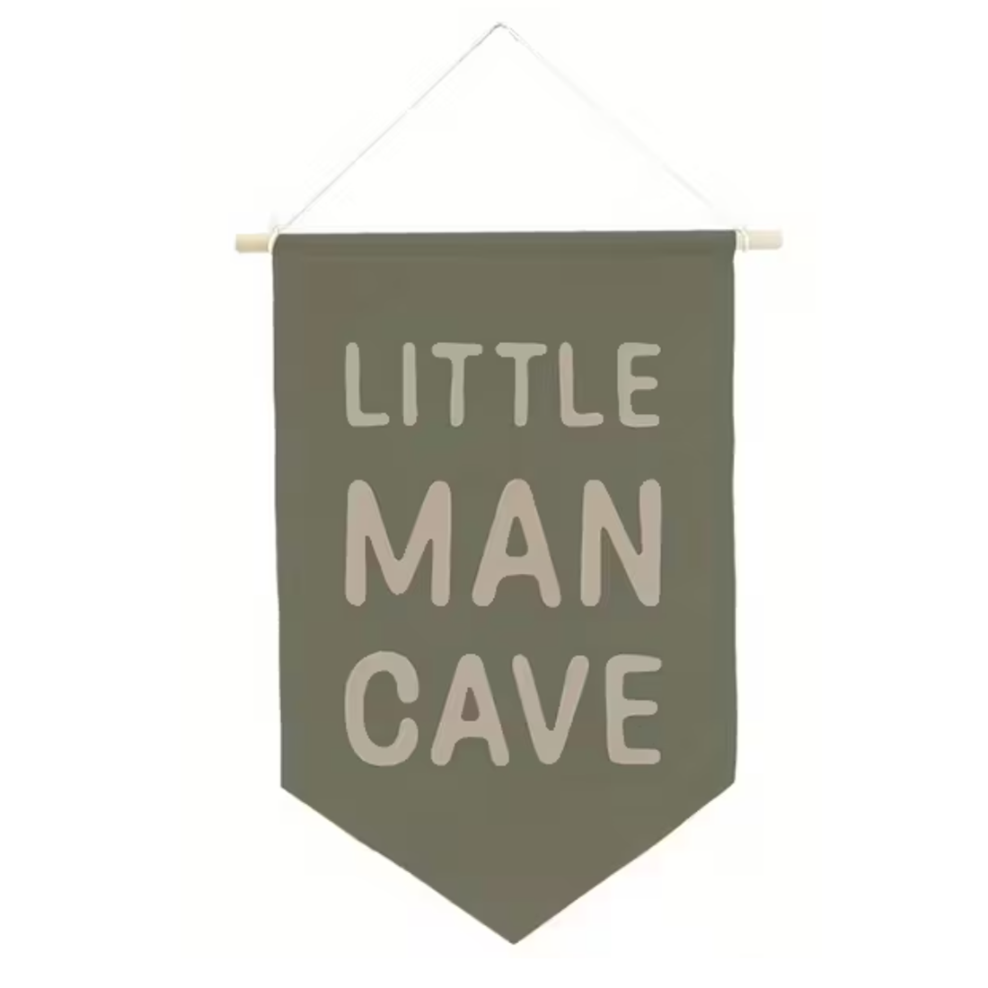 Vaandel 'Little Man Cave'