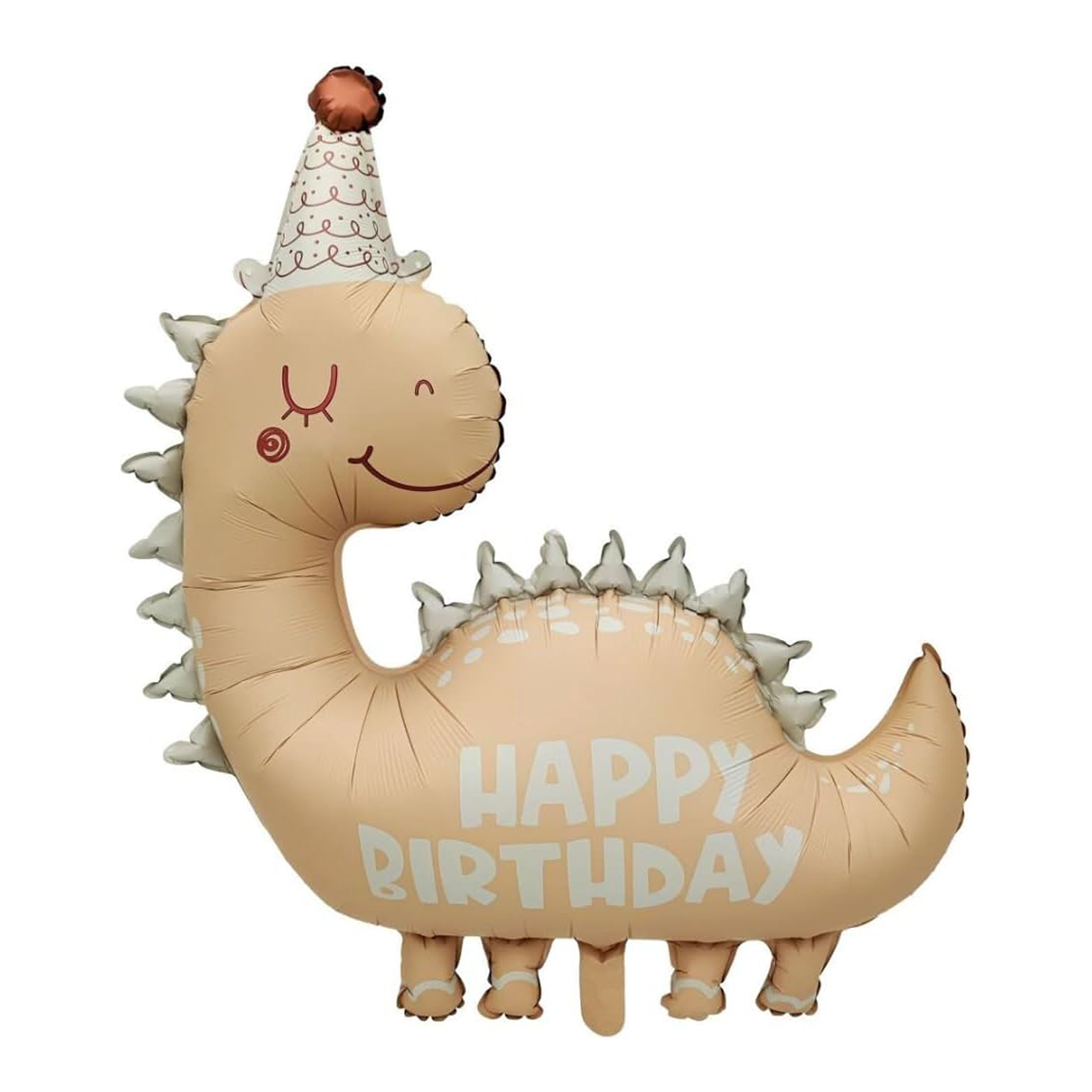 3D Folieballon 'Dino met Hoedje'