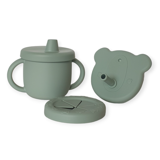 4 in 1 rietjes beker, snack-cup en tuitbeker