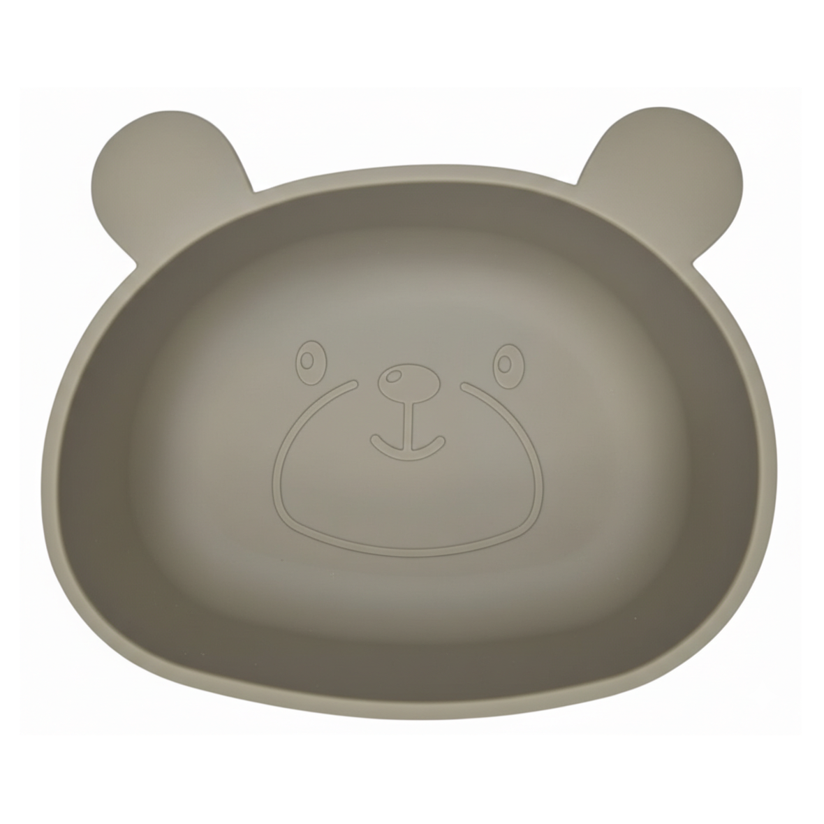 Siliconen Kommetje met Zuignap 'Beer' (Groen)