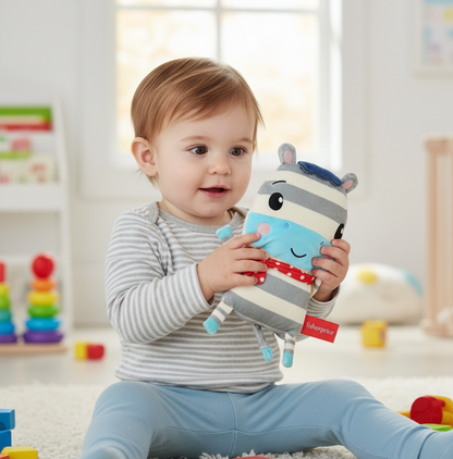 Fisher Price Knuffel - Zebra