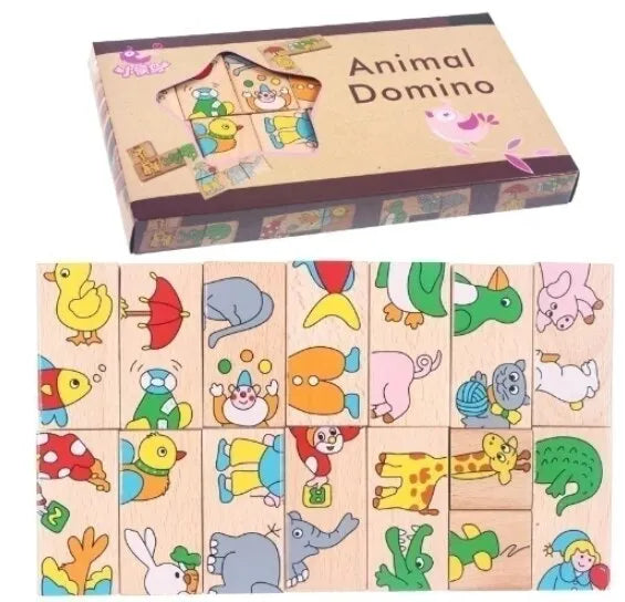 Houten Dieren Domino sfeer