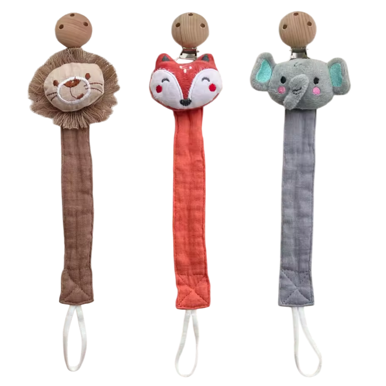 Speenkoord met Dierenhoofd (3 varianten)