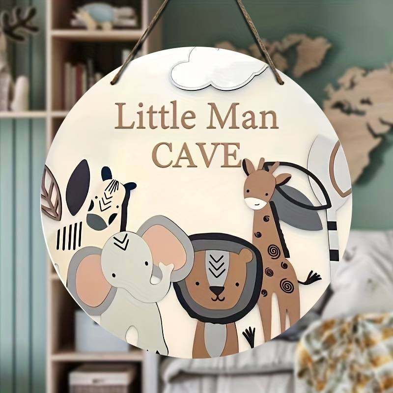 Houten 'Little Man Cave' Cirkel