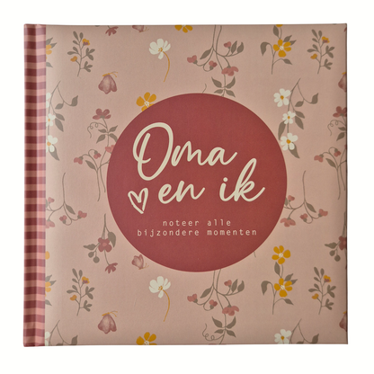 'Oma en Ik' Invulboek met Bloemen