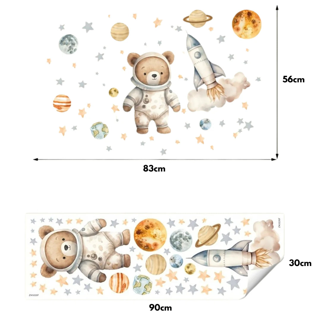 Muursticker 'Astronaut Beer'
