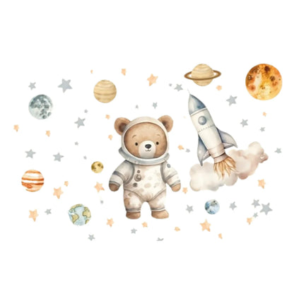 Muursticker 'Astronaut Beer'