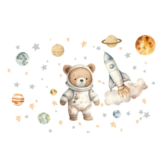 Muursticker 'Astronaut Beer'