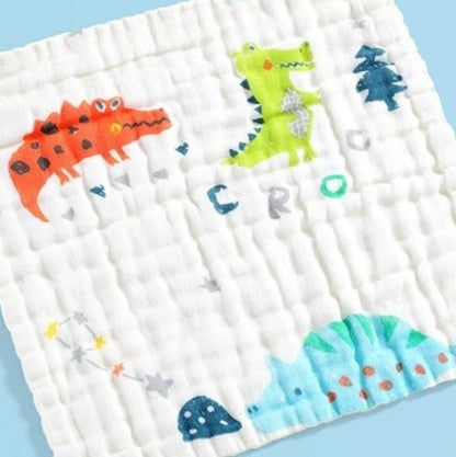 mousseline doekjes dino print 3 pack