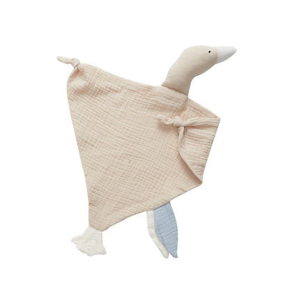 baby Knuffeldoek 'Gans' in beige